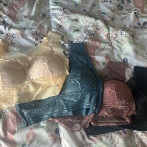 Set of 4 New Wireless Bras--Temu